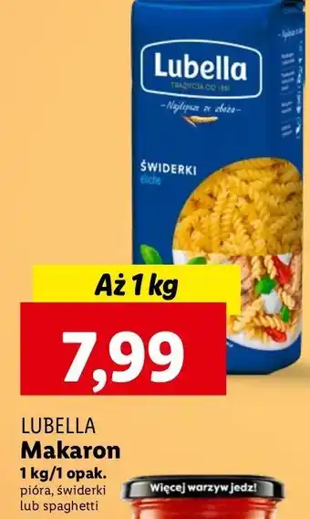 Lidl Makaron świderki Lubella makaron oferta