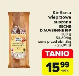 Carrefour Market Kiełbasa wieprzowa suszona Reflets de france oferta