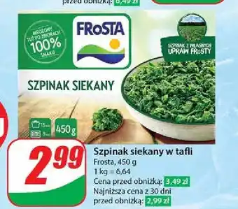 Dino Szpinak siekany bez przypraw Frosta oferta