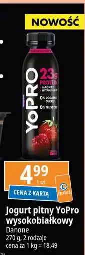 E.Leclerc Jogurt truskawka-malina Danone yopro oferta