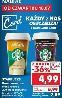 Kawa Starbucks chocolate hazelnut