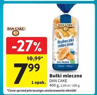 Intermarche Bułeczki mleczne Dan cake oferta