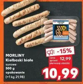 Kaufland Kiełbaski białe surowe Morliny oferta