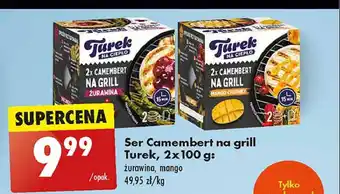 Biedronka Camembert na grill + sos żurawinowy Turek naturek oferta