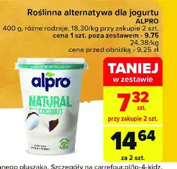 Carrefour Market Jogurt sojowy kokosowy Alpro oferta