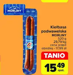 Carrefour Market Kiełbasa podwawelska Morliny oferta