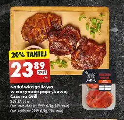 Biedronka Karkówka grillowa plastry Czas na grill oferta