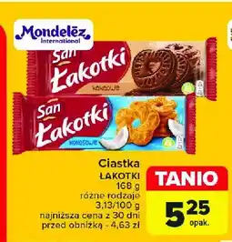 Carrefour Ciastka kokosowe San łakotki oferta