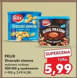 Kaufland Orzeszki długo prażone extra chrupkie Felix oferta