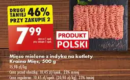 Biedronka Mięso na kotlety z indyka Kraina mięs oferta