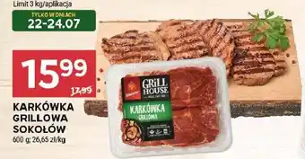 Stokrotka Karkówka grillowa Sokołów grill house oferta