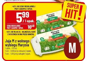 Polomarket Jaja z wolnego wybiegu kl. m Marysia oferta