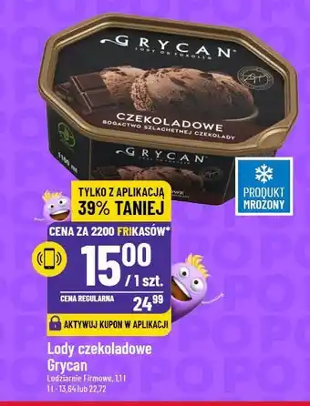 Polomarket Lody czekoladowe Grycan oferta