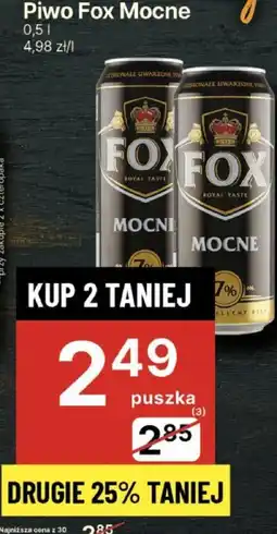 Delikatesy Centrum Piwo Fox Mocne 0,5 l oferta