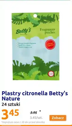 Action Plastry citronella Betty's Nature 24 sztuki oferta