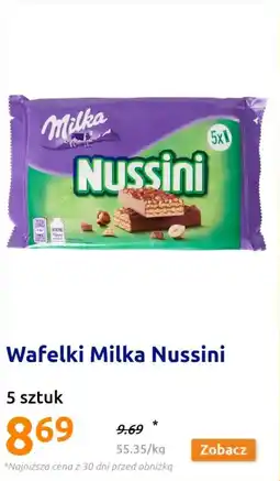 Action Wafelki Milka Nussini 5 sztuk oferta