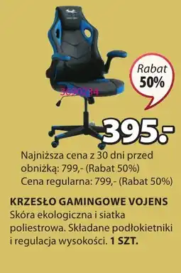JYSK KRZESŁO GAMINGOWE VOJENS oferta