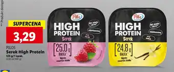 Lidl Serek waniliowy Pilos High Protein oferta