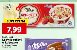 Lidl Lody spaghetti Gelatelli oferta