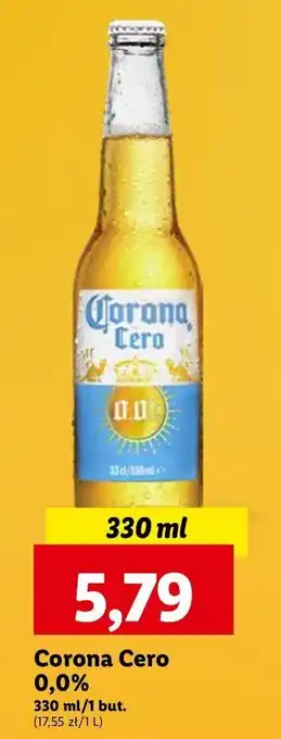 Lidl Piwo Corona 0.0% oferta