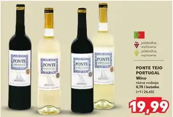 Kaufland Wino Ponte Portugal Tejo Semi Sweet oferta