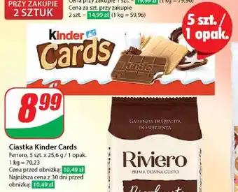 Dino Herbatniki czekoladowe Kinder Cards oferta