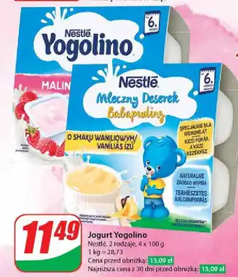 Dino Deser waniliowy Nestle Mleczny Deserek oferta