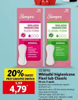 Lidl Wkładki flexi-form Siempre oferta