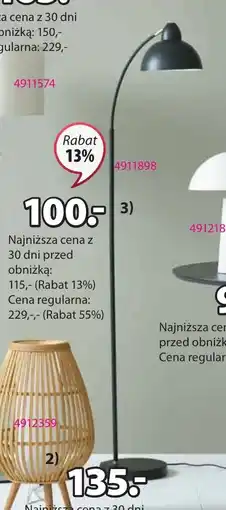 JYSK LAMPA PODŁOGOWA HUGO oferta