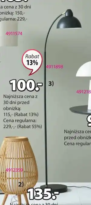 JYSK LAMPA PODŁOGOWA HUGO oferta
