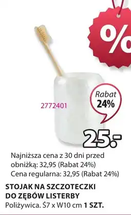 JYSK STOJAK NA SZCZOTECZKI DO ZĘBÓW LISTERBY oferta