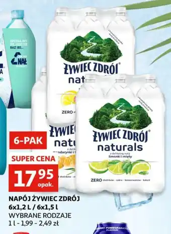 Auchan NAPÓJ ŻYWIEC ZDRÓJ 6 x 1,2 l / 6 x 1,5 l oferta