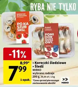 Intermarche Śledź z suszonymi pomidorami Mirko oferta