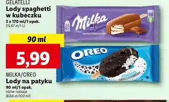 Lidl Lód vanilla & chocolate swirl Milka oferta