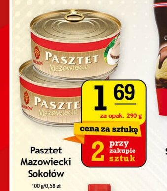 Gram Market Pasztet Mazowiecki Sokołów 290g oferta