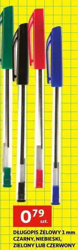 Auchan Długopis żelowy zielony oferta