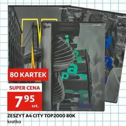 Auchan Zeszyt a4 80 kartek kratka Top-2000 oferta