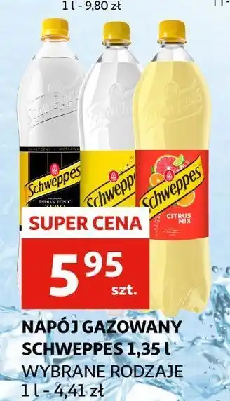 Auchan Napój indian tonic Schweppes oferta