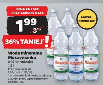Netto Woda niegazowana Muszynianka oferta