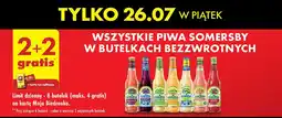 Biedronka Piwo Somersby Blackcurrant & Lime oferta