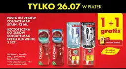 Biedronka Szczoteczka charcoal soft Colgate Max White oferta