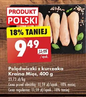 Biedronka Polędwiczki z kurczaka Kraina Mięsa oferta