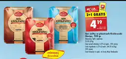Biedronka Ser królewski light plastry Sierpc oferta