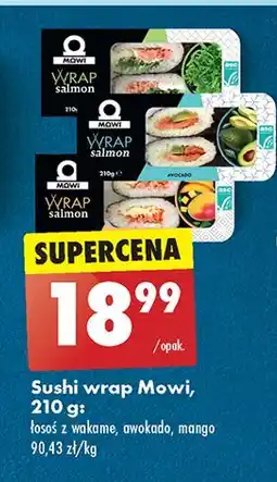 Biedronka Wrapy z łososiem mango Mowi oferta