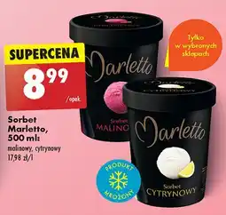 Biedronka Sorbet cytrynowy Marletto oferta