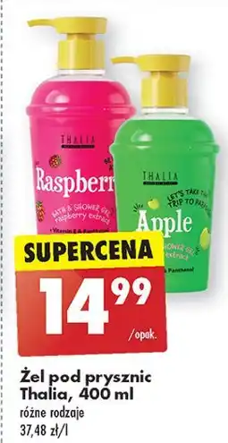Biedronka Żel pod prysznic raspberry Thalia oferta