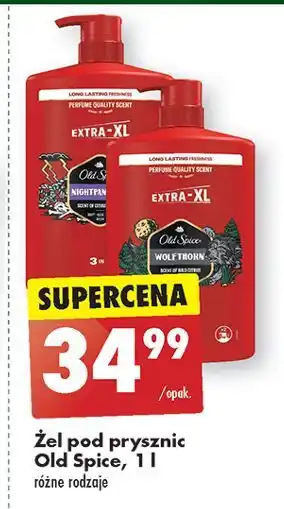 Biedronka Żel pod prysznic Old Spice Wolfthorn oferta