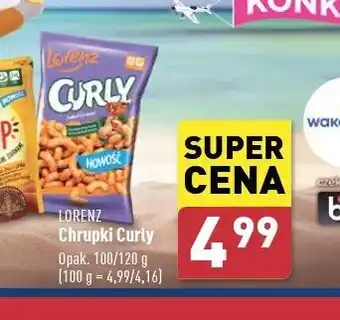 ALDI Chrupki salted caramel Lorenz Curly oferta