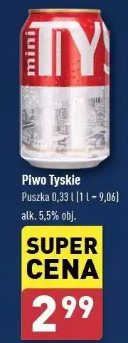 ALDI Piwo Tyskie Gronie oferta