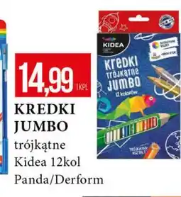 E.Leclerc Kredki trójkątne jumbo Kidea oferta